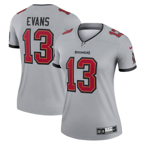 Mike Evans 13 Tampa Bay Buccaneers Women Inverted Legend Jersey - Gray