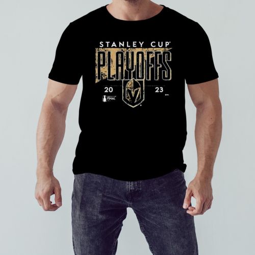 Vegas Golden Knights 2023 Stanley Cup Playoffs Tri-Blend T-Shirt- Black