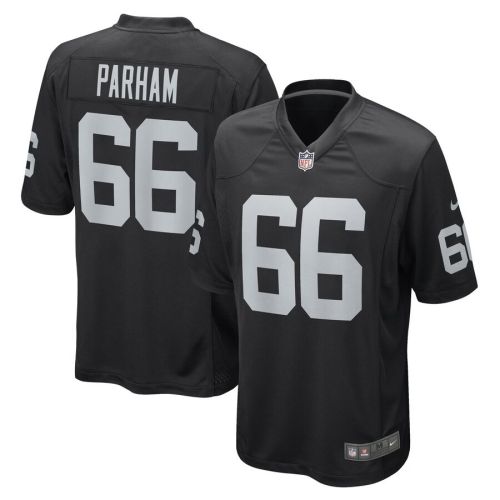 Dylan Parham Las Vegas Raiders Game Player Jersey - Black