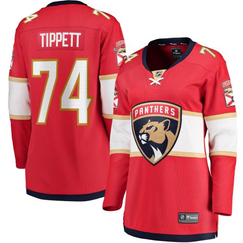 Owen Tippett Florida Panthers Women's Home Breakaway Player Jersey - Red Jersey