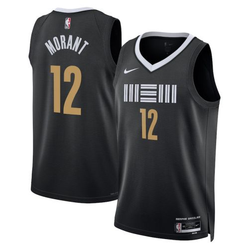 Ja Morant 12 Memphis Grizzlies 2023/24 City Edition Swingman Jersey - Black