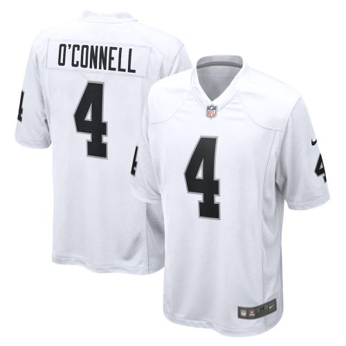 Aidan O'Connell 4 Las Vegas Raiders Men Game Jersey - White