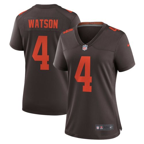 Deshaun Watson 4 Cleveland Browns Women Jersey - Brown