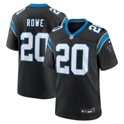 Eric Rowe 20 Carolina Panthers Team Game Men Jersey - Black