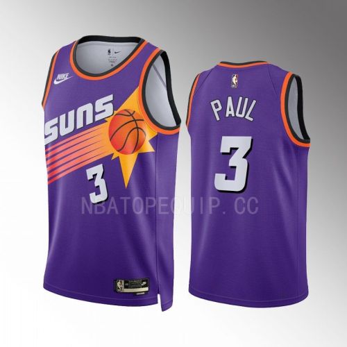 Phoenix Suns Chris Paul 00 2022-23 Classic Edition Purple Men Jersey Swingman