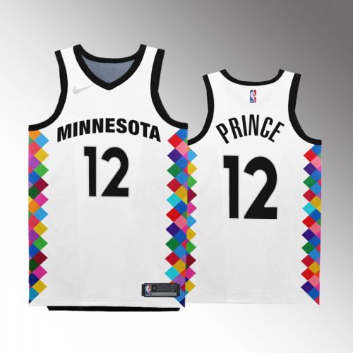 Minnesota Timberwolves Taurean Prince 12 2022-23 City Edition White Jersey Bob Dylan