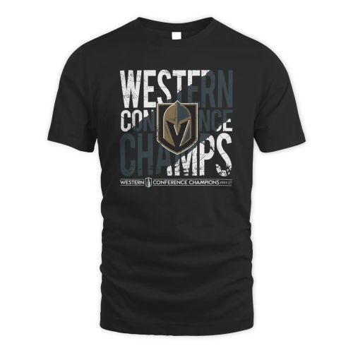 Vegas Golden Knights 2023 Western Conference Champions T-Shirt - Black