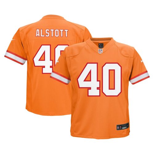 Mike Alstott 40 Tampa Bay Buccaneers Retired YOUTH Game Jersey - Orange