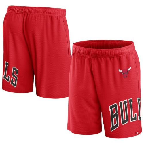 Chicago Bulls Red Free Throw Mesh Shorts - Men