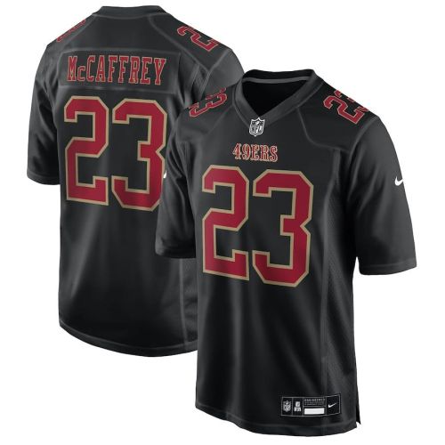 Christian McCaffrey 23 San Francisco 49ers Fashion Game Men Jersey - Carbon Black