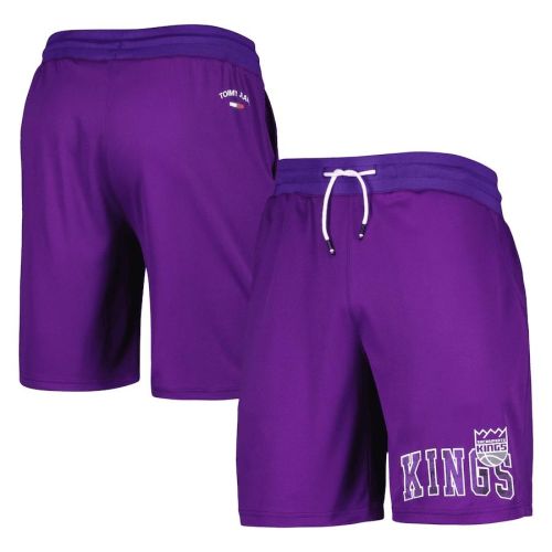 Sacramento Kings Tommy Jeans Mike Mesh Basketball Shorts - Purple