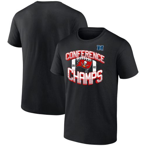 Tampa Bay Buccaneers 2022 NFC Conference Champions Icon Bold T-shirt - Black