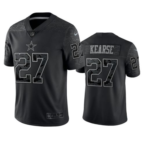 Jayron Kearse 27 Dallas Cowboys Black Reflective Limited Jersey - Men