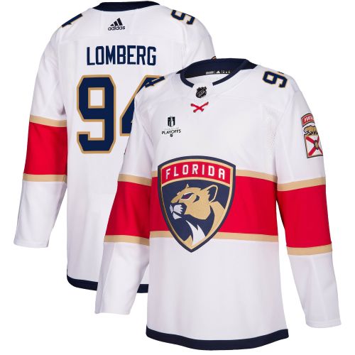 Florida Panthers Ryan Lomberg 94 Away 2023 Stanley Cup Playoffs Breakaway Men Jersey - White