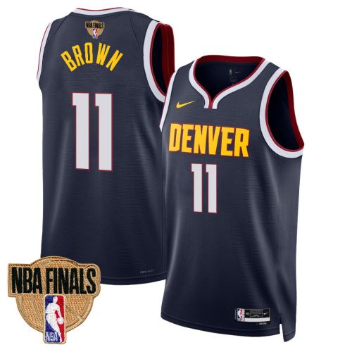 Bruce Brown 11 Denver Nuggets Final Champions 2023 Swingman YOUTH Jersey - Black