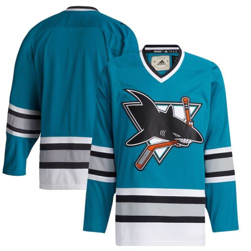 San Jose Sharks Team Classics Blank Men Jersey - Teal