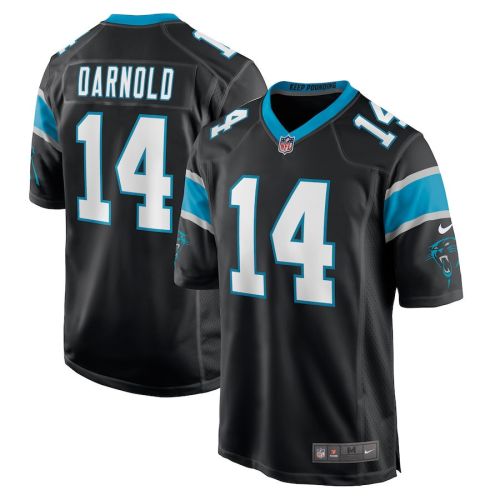 Sam Darnold 14 Carolina Panthers Men Game Jersey - Black