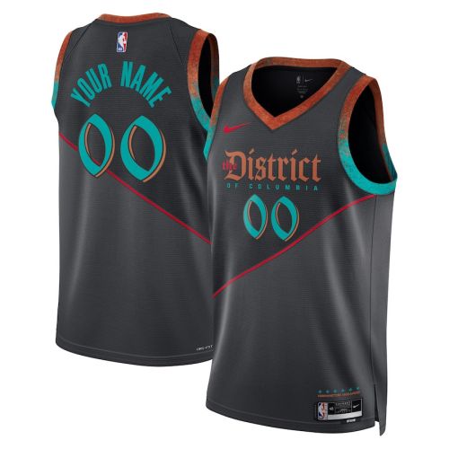 Washington Wizards 2023/24 City Edition Swingman Custom Jersey - Black