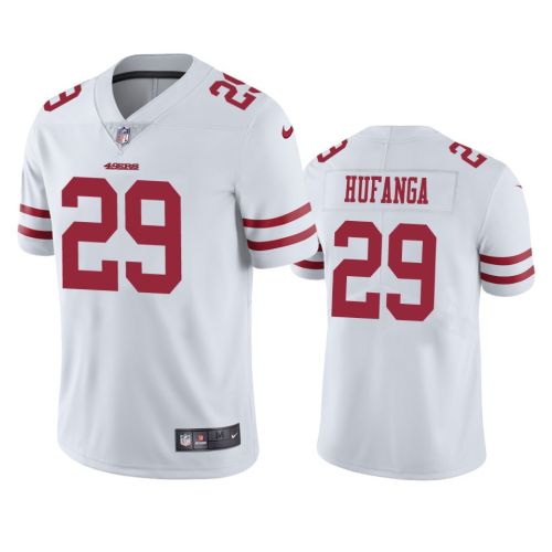 Talanoa Hufanga 29 San Francisco 49ers White Vapor Limited Jersey