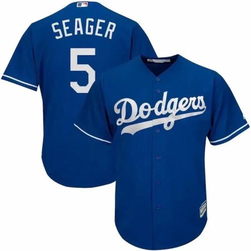 Corey Seager Los Angeles Dodgers Fashion Official Cool Base Player Jersey - Royal