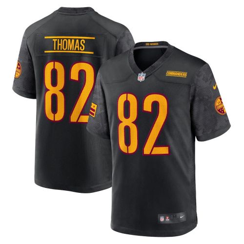 Logan Thomas 82 Washington Commanders Men Alternate Game Jersey - Black