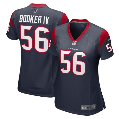 Thomas Booker IV Houston Texans Women's Player Game Jersey - Navy