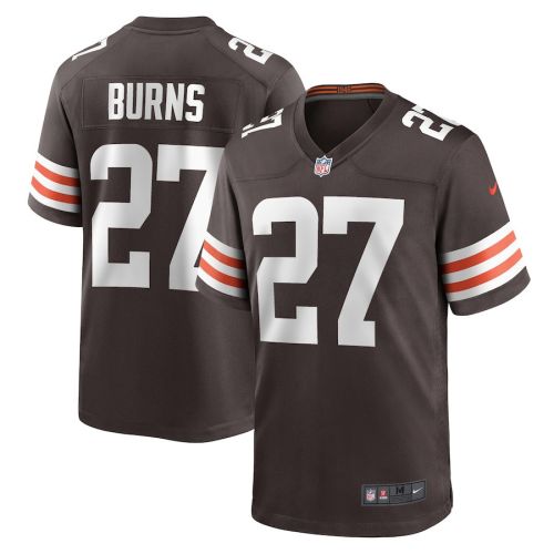 Lorenzo Burns 27 Cleveland Browns Men Team Game Jersey - Brown