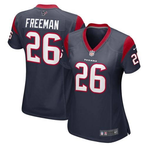 Royce Freeman Houston Texans Women's Game Player Jersey - Navy