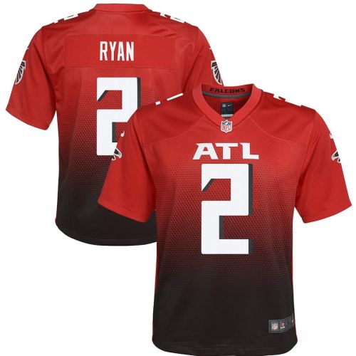 Matt Ryan 2 Atlanta Falcons YOUTH 2nd Alternate Game Jersey - Red