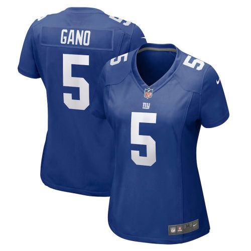 Graham Gano 5 New York Giants Women Game Jersey - Royal