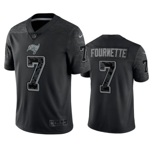 Leonard Fournette 7 Tampa Bay Buccaneers Black Reflective Limited Jersey - Men