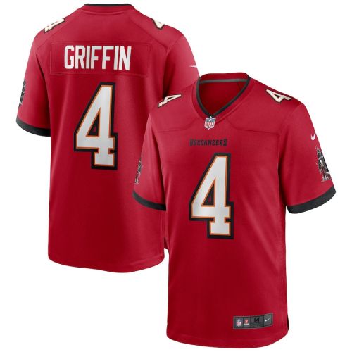 Ryan Griffin 4 Tampa Bay Buccaneers Game Jersey - Red