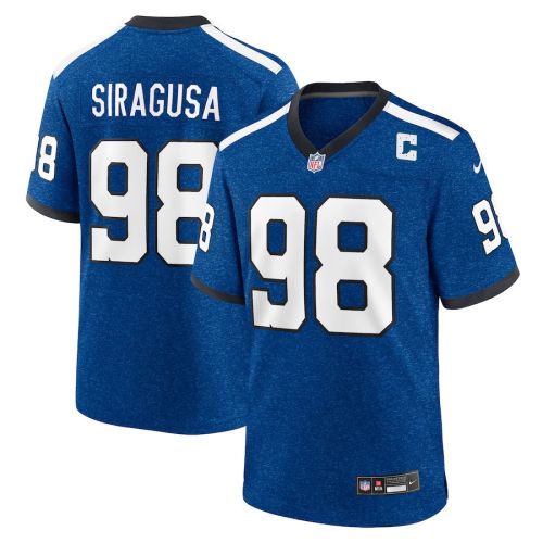 Tony Siragusa 98 Indianapolis Colts Indiana Nights Alternate Game Men Jersey - Royal