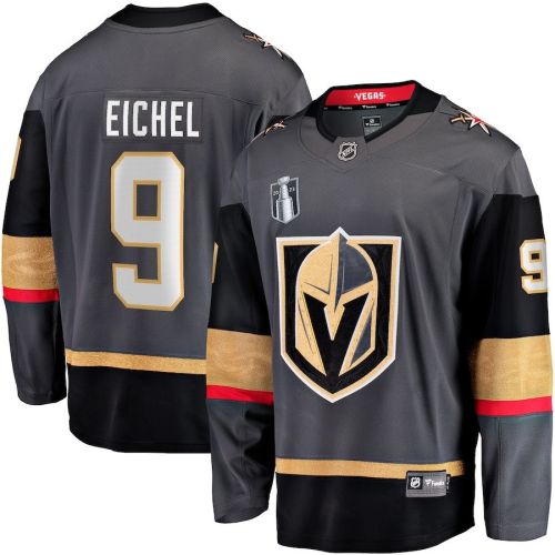 Jack Eichel 9 Vegas Golden Knights 2023 Stanley Cup Final Alternate Breakaway Player Jersey - Black