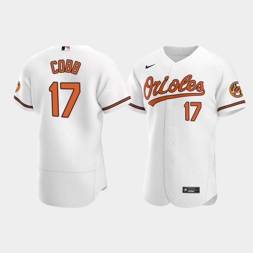 Alex Cobb 17 Baltimore Orioles White Home Jersey Jersey