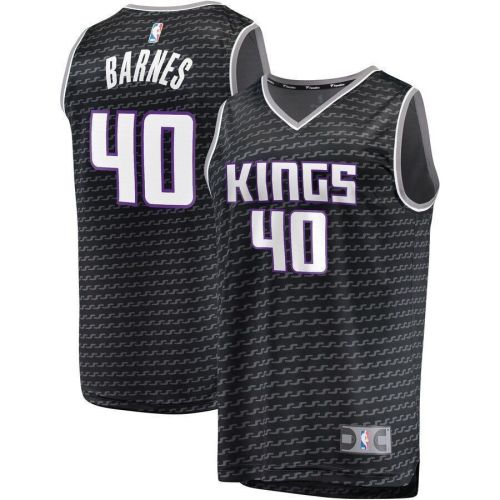 Harrison Barnes Sacramento Kings Fast Break Player Jersey - Statement Edition - Black