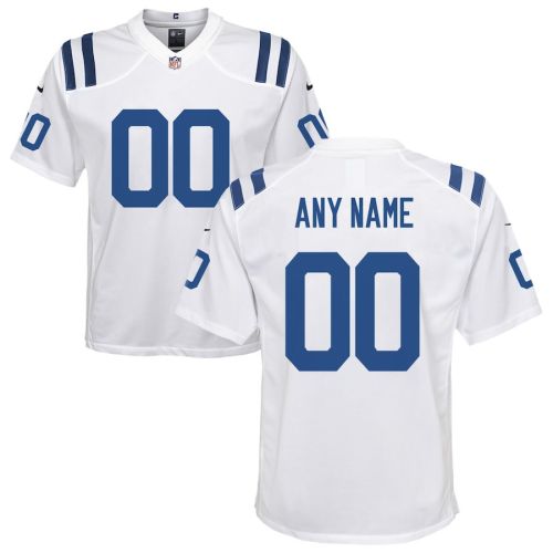 Indianapolis Colts Custom YOUTH Game Jersey - White