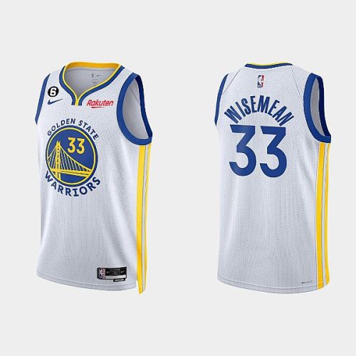 Golden State Warriors James Wiseman 33 2022-23 Association Edition White Men Jersey Swingman