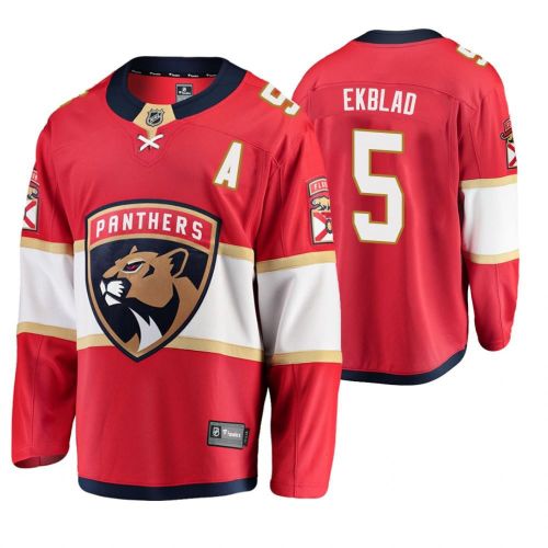 Florida Panthers Aaron Ekblad 5 Player Home Red Jersey Jersey