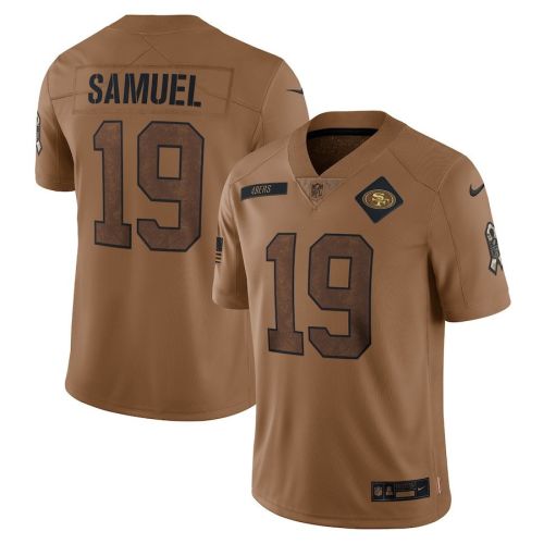 Deebo Samuel 19 San Francisco 49ers 2023 Salute To Service Limited Jersey - Brown