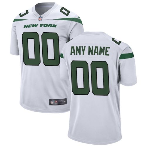 New York Jets YOUTH Custom Game Jersey - White