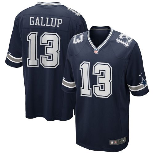 Dallas Cowboys Michael Gallup 13 Navy Game Men Jersey Jersey