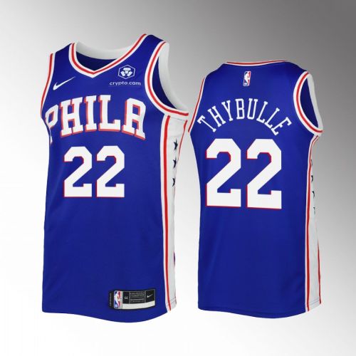 Matisse Thybulle 22 2022-23 Philadelphia 76ers Royal Icon Edition Jersey Swingman