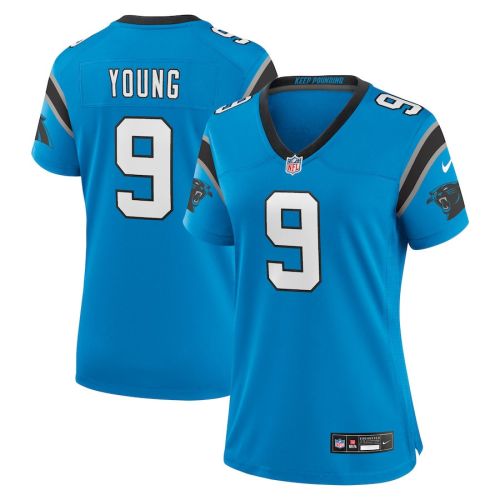 Bryce Young 9 Carolina Panthers Women Jersey - Blue