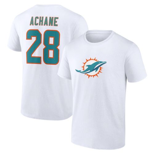 De’Von Achane 28 Miami Dolphins Unisex T-Shirt - White