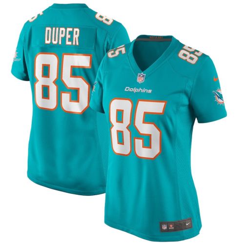 Mark Duper 85 Miami Dolphins Women Game Retired Jersey - Aqua