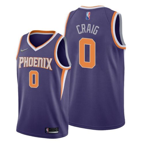 Torrey Craig 0 Phoenix Suns 2022 Icon Edition Purple Jersey Diamond Badge - Men Jersey