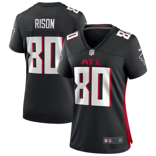 Andre Rison 80 Atlanta Falcons Women's Retired Game Jersey - Black