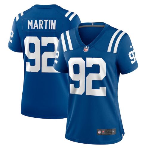 Jacob Martin 92 Indianapolis Colts Women Team Game Jersey - Royal