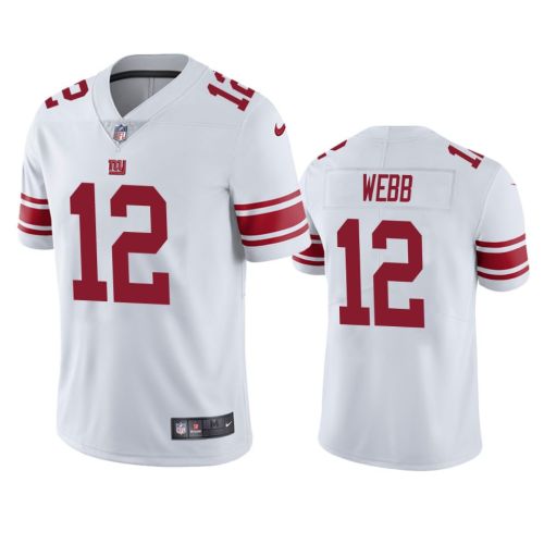 Davis Webb 12 New York Giants White Vapor Limited Jersey